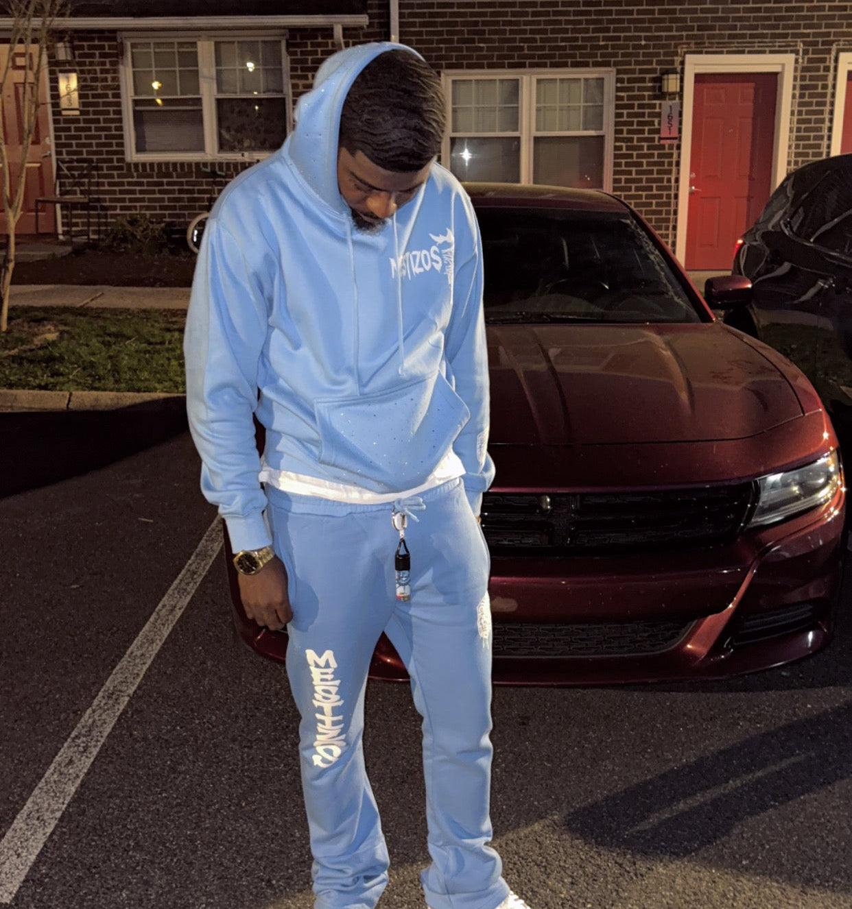 Rose drip Sweat Suit