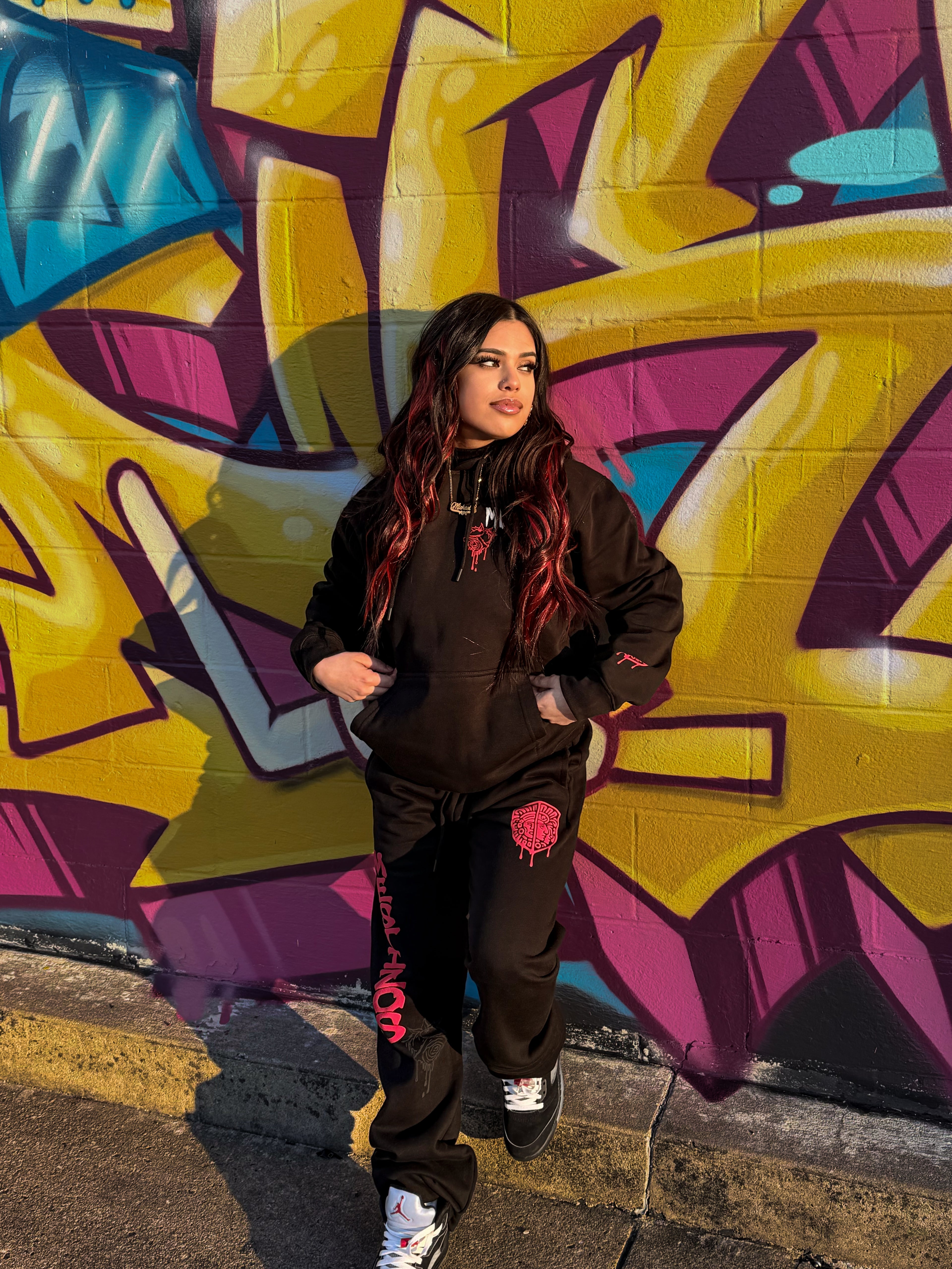 Rose drip Sweat Suit